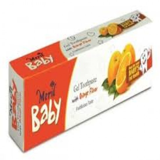 Meril baby toothpest orange