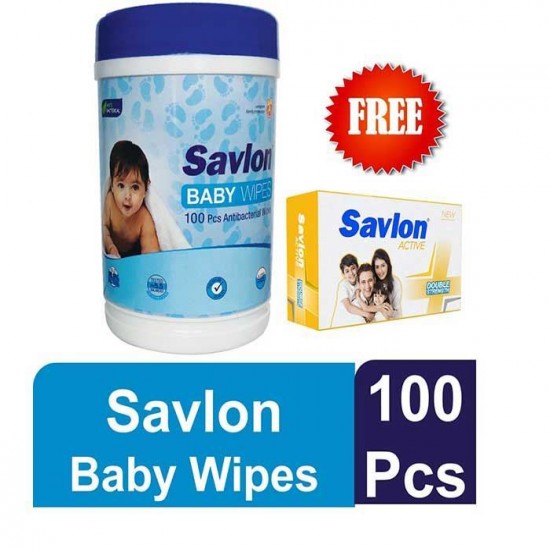 Savlon Baby Wipes Jar