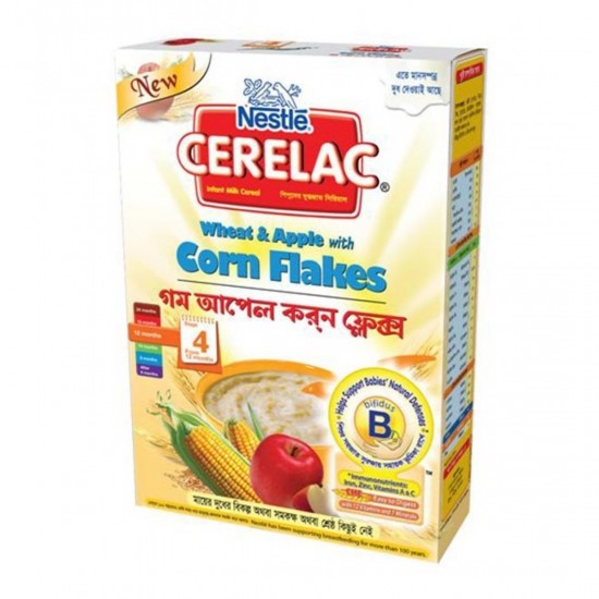 Nestle Cerelac Wheat & Apple,Corn Flakes